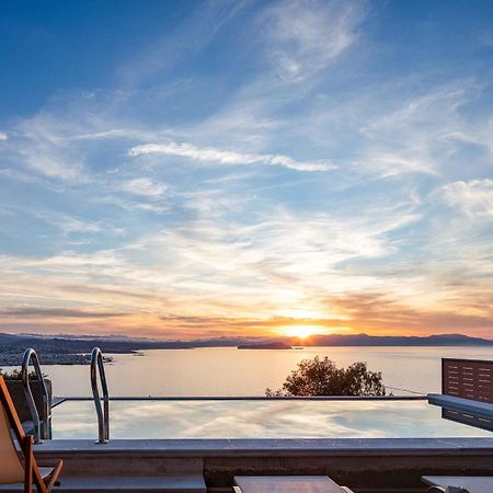 Omnia Luxury Villas - "Heated" Pools & Breathtaking Seaviews! Chania  Bagian luar foto