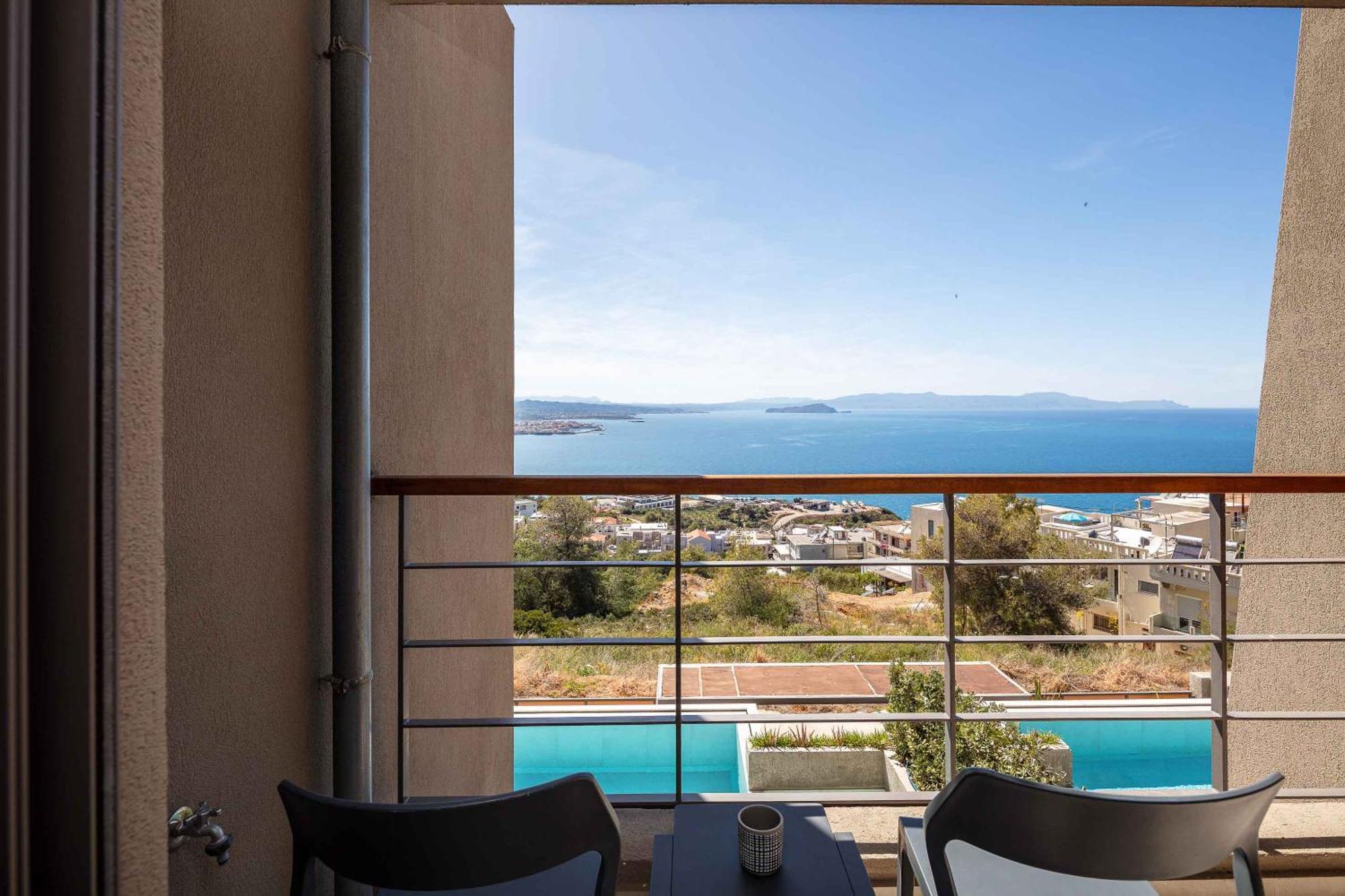 Omnia Luxury Villas - "Heated" Pools & Breathtaking Seaviews! Chania  Bagian luar foto