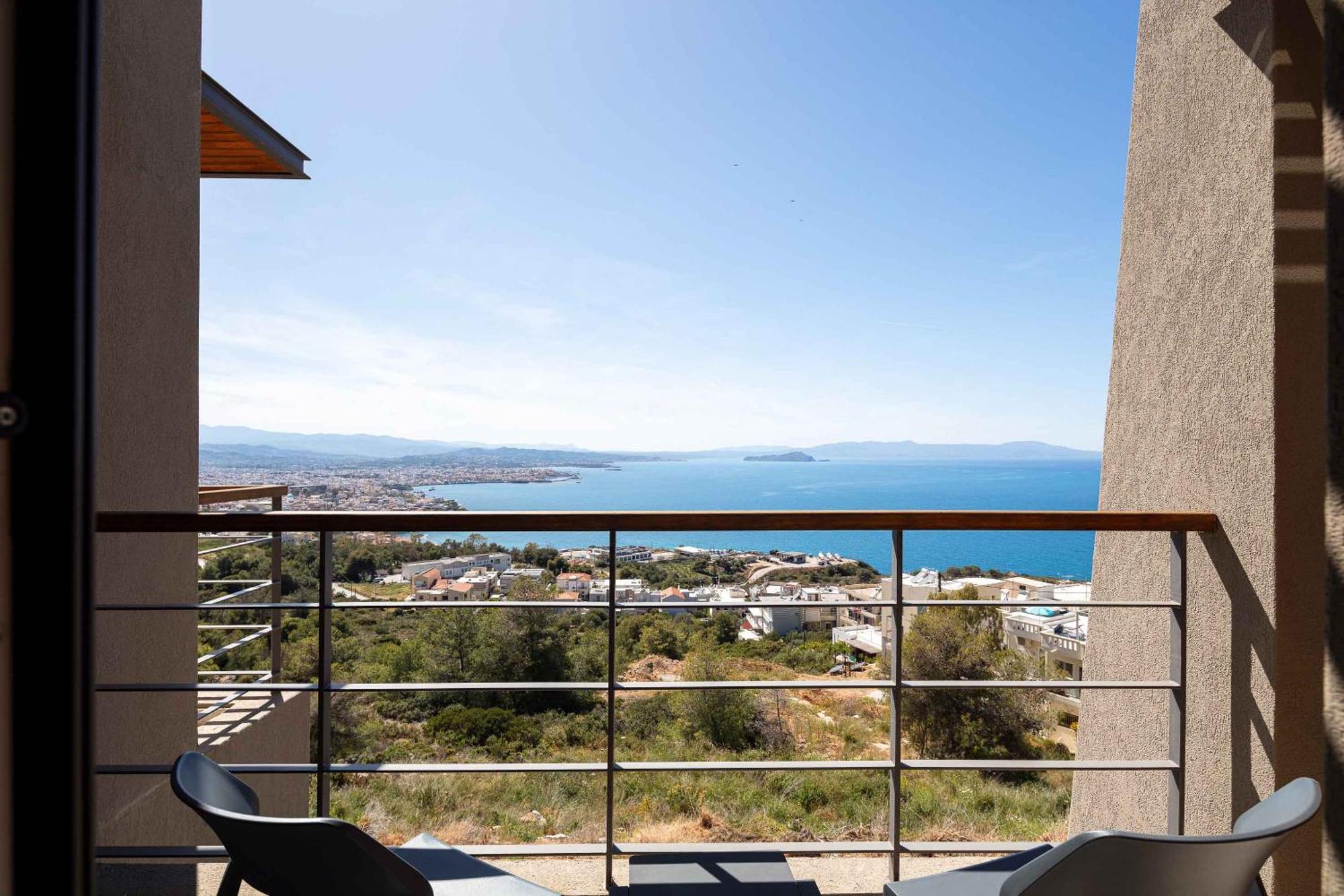 Omnia Luxury Villas - "Heated" Pools & Breathtaking Seaviews! Chania  Bagian luar foto