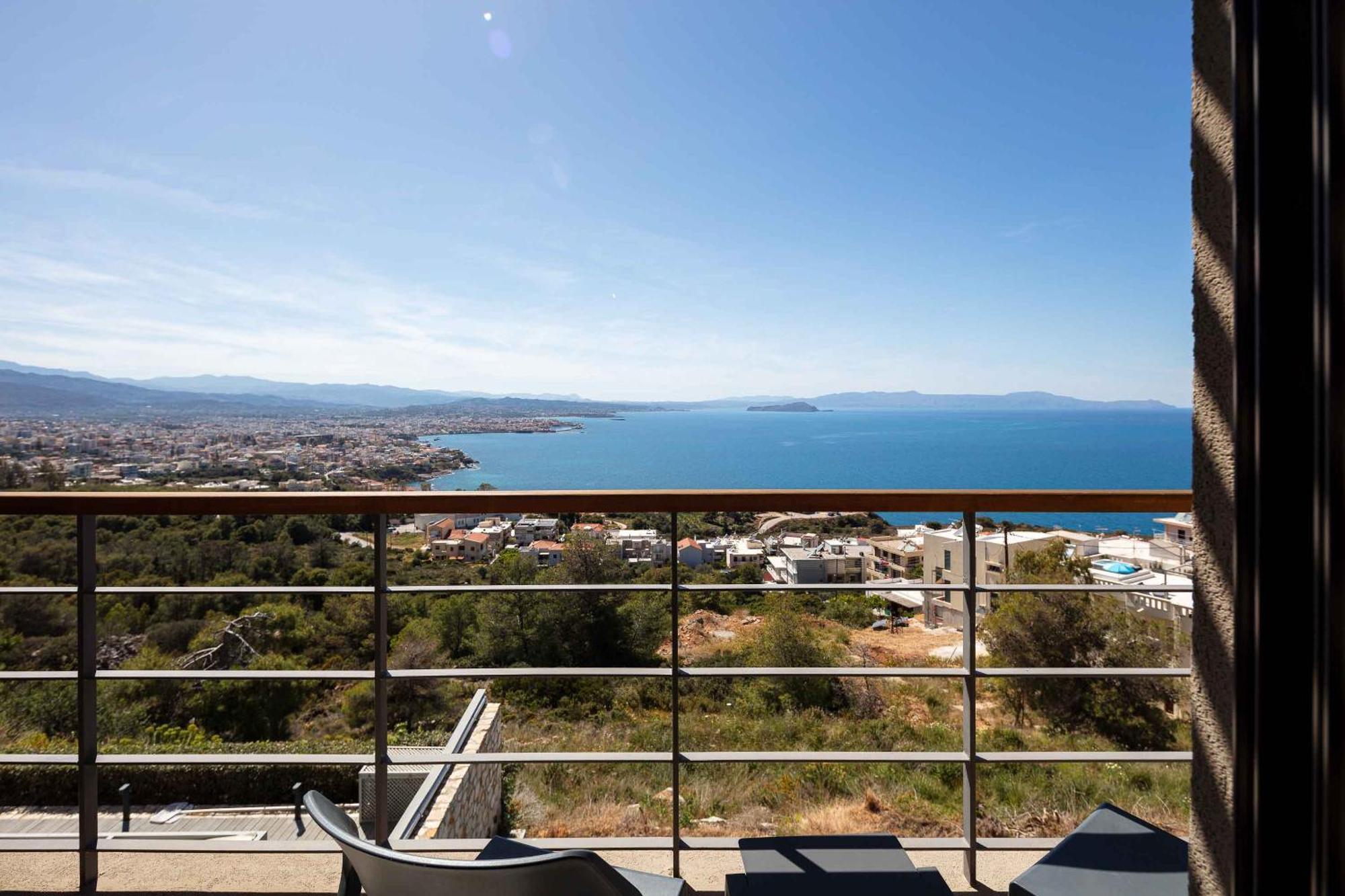 Omnia Luxury Villas - "Heated" Pools & Breathtaking Seaviews! Chania  Bagian luar foto