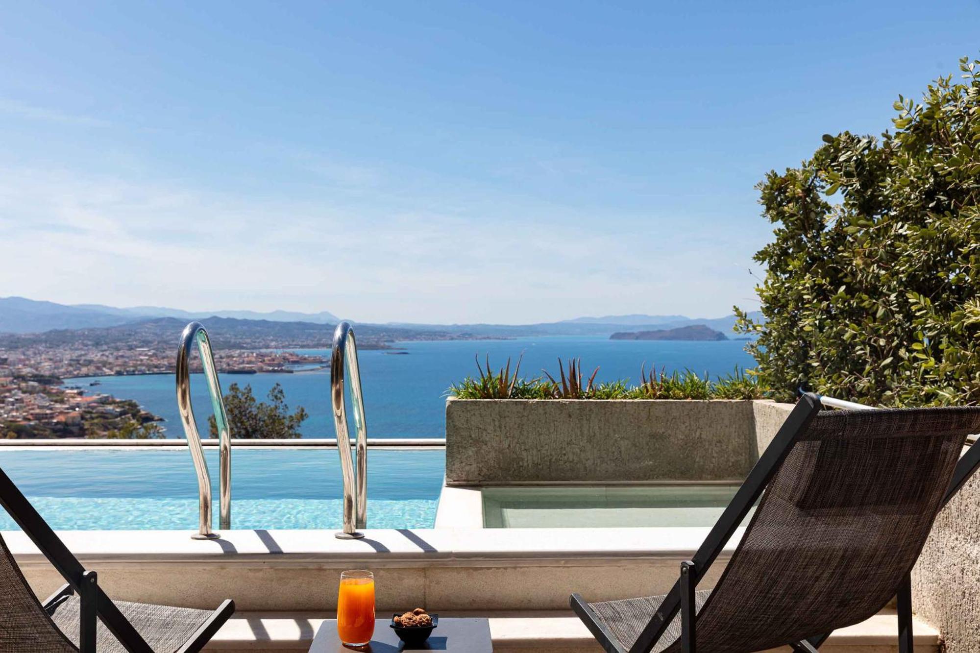 Omnia Luxury Villas - "Heated" Pools & Breathtaking Seaviews! Chania  Bagian luar foto