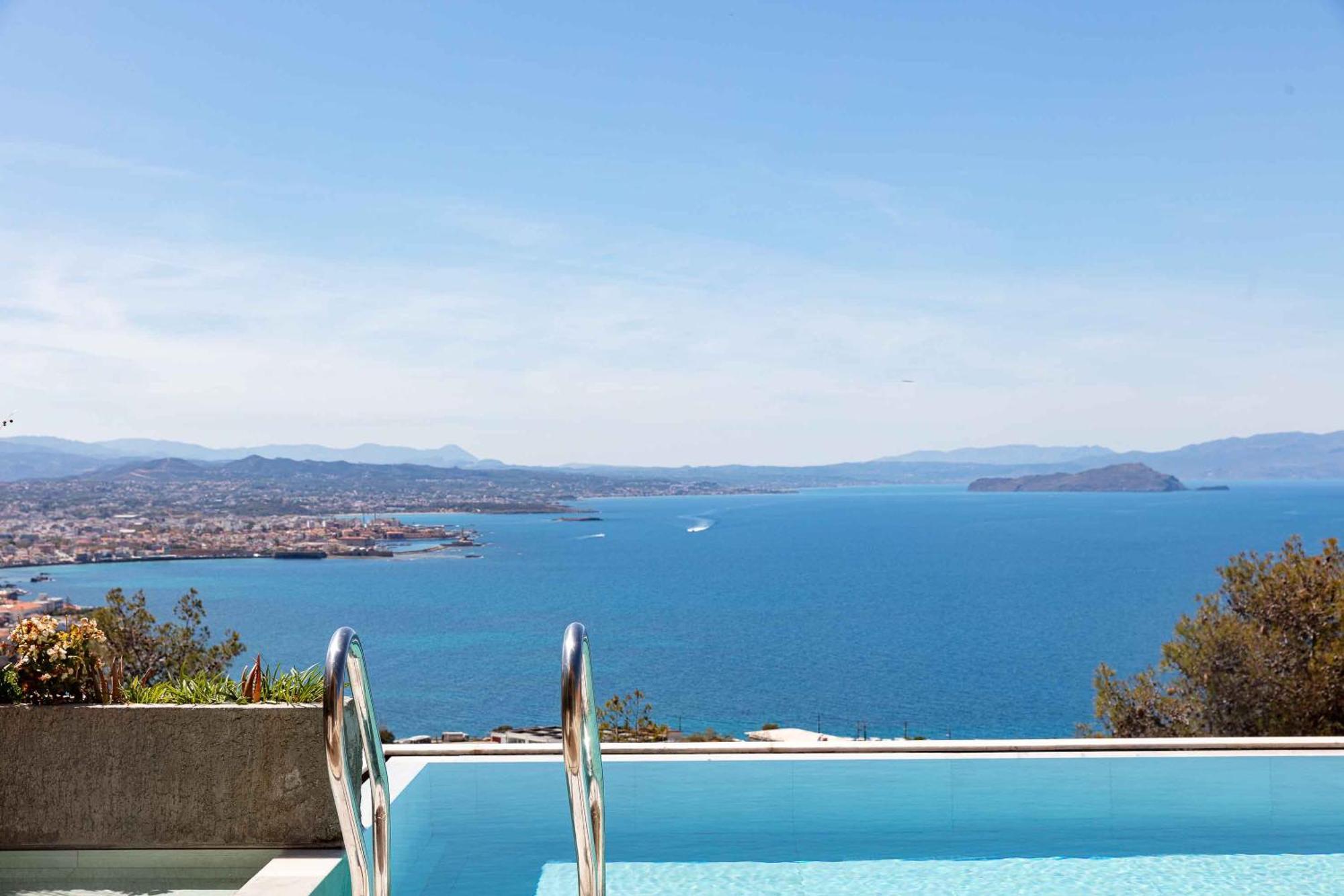 Omnia Luxury Villas - "Heated" Pools & Breathtaking Seaviews! Chania  Bagian luar foto