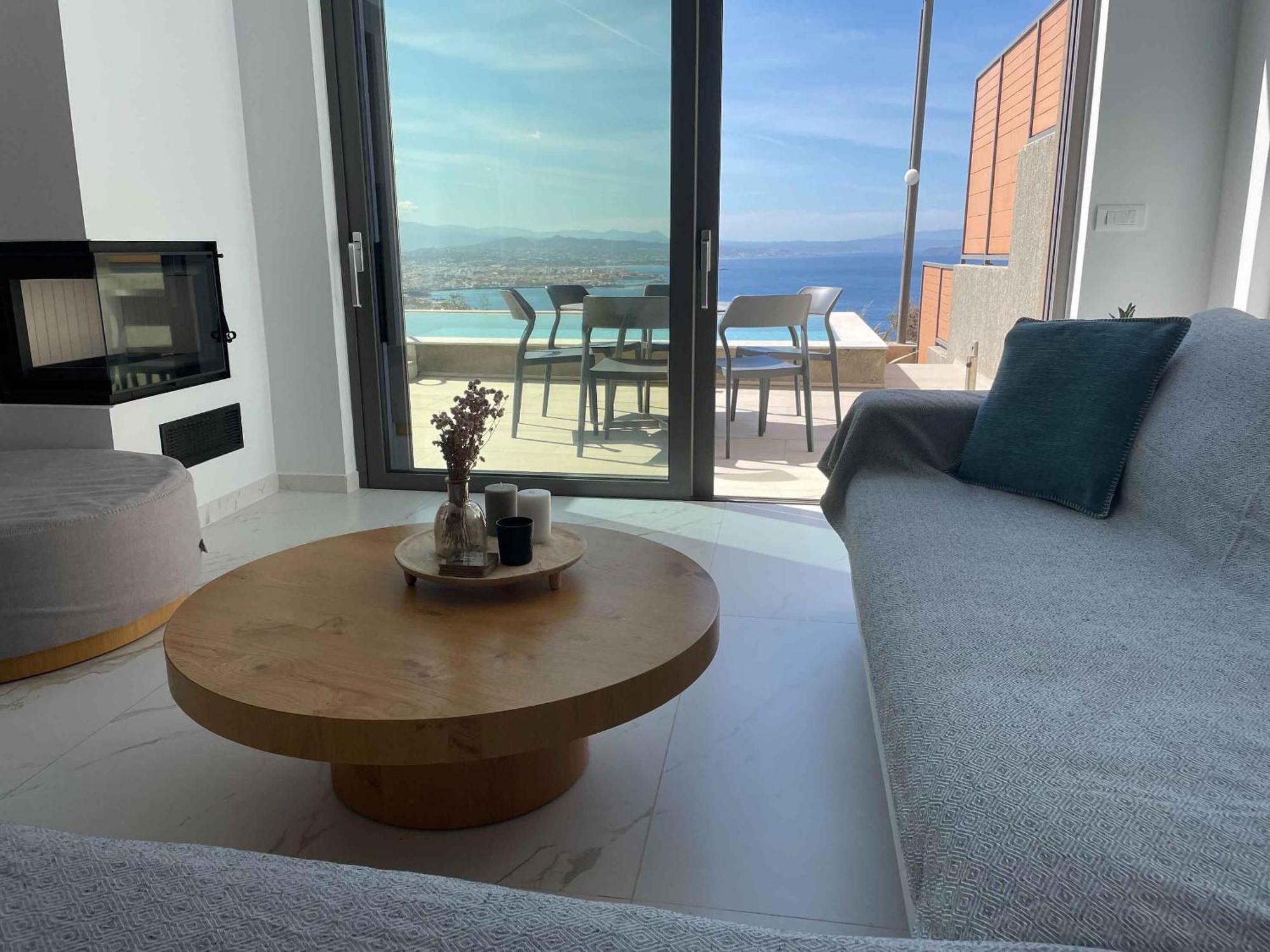 Omnia Luxury Villas - "Heated" Pools & Breathtaking Seaviews! Chania  Ruang foto